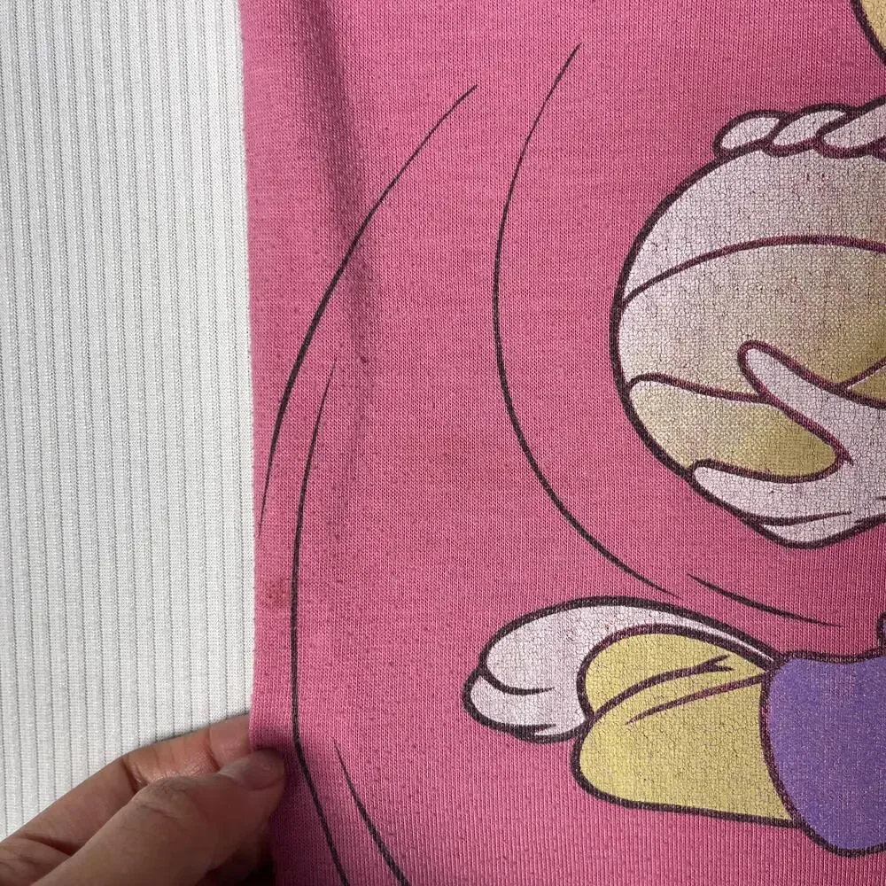 Vintage Warner Bros Lola Bunny Space Jam Sleepshirt Girls S Pink Graphic 90s